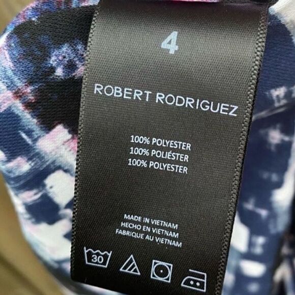 Robert Rodriguez Women's Size 4 Multicolor Halter Knee Length Romper - Picture 3 of 5